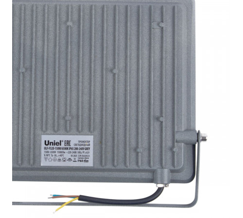 Прожектор Uniel ULF-F52D-150W/6500K IP65 200-240V GREY UL-00013059