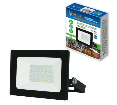 Прожектор Volpe ULF-Q519 30W/GREEN IP65 220-240V BLACK UL-00012827 Прожектор Volpe ULF-Q519 30W/GREEN IP65 220-240V BLACK UL-00012827