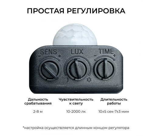 Прожектор CCT с датчиком движения Apeyron 05-53