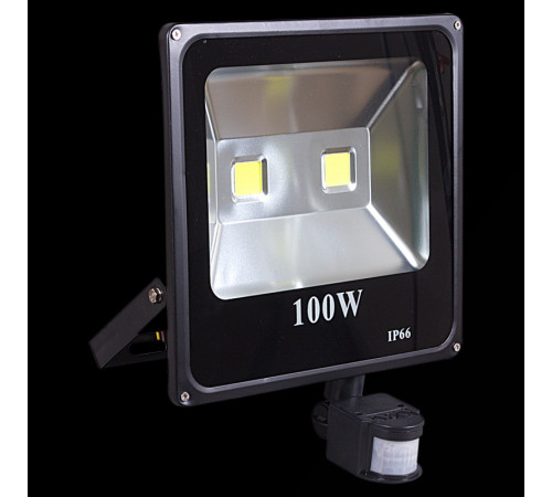 Прожектор Reluce 54100-0.2-001QY LED100W+SENSOR BK Прожектор Reluce 54100-0.2-001QY LED100W+SENSOR BK