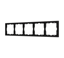 Рамка пластиковая Arlight FRM-NOBE-SFPL-5-BK 054228