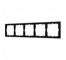 Рамка пластиковая Arlight FRM-NOBE-SFPL-5-BK 054228