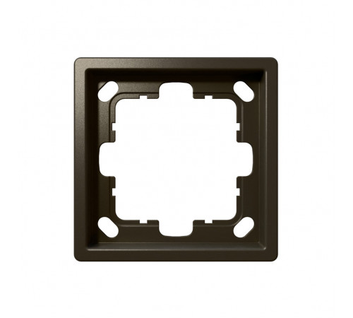 Рамка серия FD 1-постовая Jasmart FD1001BR