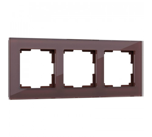Рамка на 3 поста Werkel Favorit мокко W0031118 4690389159879