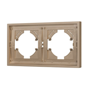 Рамка пластиковая на 2 поста Arlight FRM-TENDO-PL-2-GD 053842