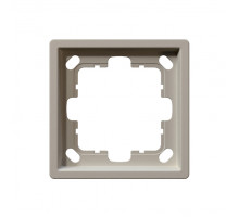 Рамка серия FD 1-постовая, цвет Сахара Jasmart FD1001SH