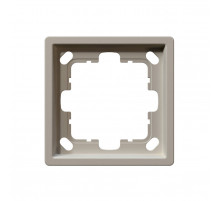 Рамка серия FD 1-постовая, цвет Сахара Jasmart FD1001SH