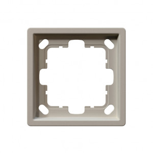 Рамка серия FD 1-постовая, цвет Сахара Jasmart FD1001SH