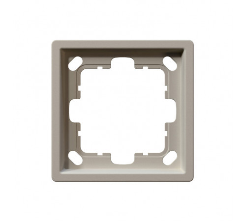 Рамка серия FD 1-постовая, цвет Сахара Jasmart FD1001SH