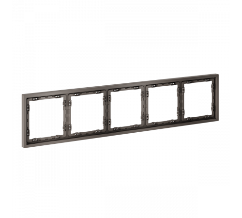 Рамка пластиковая Voltum S70 на 5 пост, (капучино) VLS100514