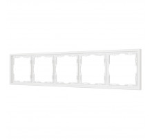 Рамка пластиковая Arlight FRM-NOBE-SFPL-5-WH 054227