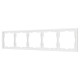 Рамка пластиковая Arlight FRM-NOBE-SFPL-5-WH 054227