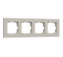 Рамка на 4 поста Werkel Slab (дымчатый софт) W0042917 4690389218453 a071628