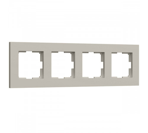 Рамка на 4 поста Werkel Slab (дымчатый софт) W0042917 4690389218453 a071628
