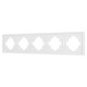 Рамка пластиковая на 5 постов Arlight FRM-TENDO-PL-5-WH 053851