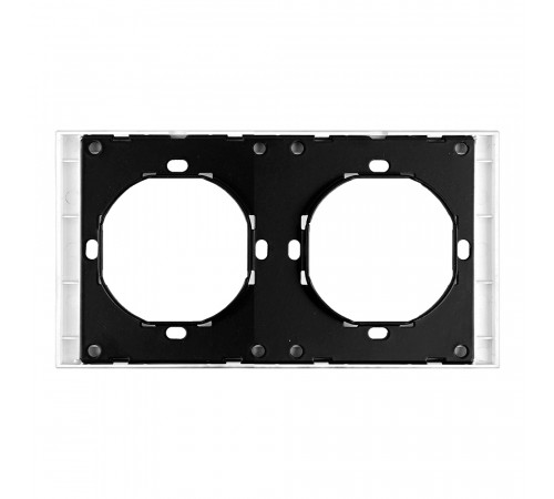 Рамка 2-местная Stekker Мия PFR00-3002-01 белая магнолия 50457