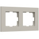 Рамка на 2 поста Werkel Slab (дымчатый софт) W0022917 4690389218415