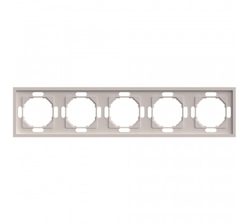 Рамка 5-местная Stekker Эмили PFR00-5005-08 кашемир soft touch 49914 Рамка 5-местная Stekker Эмили PFR00-5005-08 кашемир soft touch 49914