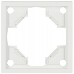 Рамка для розеток и выключателей ЭРА Galaxy 15-5001-01 на 1 пост белый Б0070834