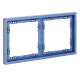 Рамка пластиковая Voltum S70 на 2 поста, (деним) VLS100215