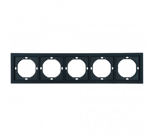 Рамка 5-местная Stekker Мия PFR00-3005-05 черный бархат 50465