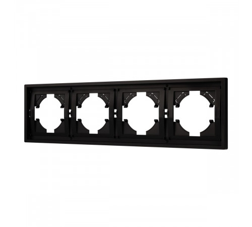 Рамка пластиковая на 4 поста Arlight FRM-TENDO-PL-4-BK 053848