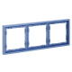 Рамка пластиковая Voltum S70 на 3 поста, (деним) VLS100315