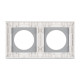 Рамка стеклянная на 2 поста Arlight FRM-GLARE-GC-2-WH 043835