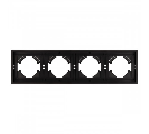 Рамка пластиковая на 4 поста Arlight FRM-TENDO-PL-4-BK 053848