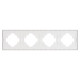 Рамка пластиковая на 4 поста Arlight FRM-TENDO-SFPL-4-GD 054663