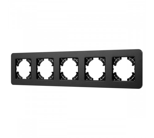 Рамка на 5 постов алюминиевая Arlight FRM-AKIRY-SFAL-5-BK 049747