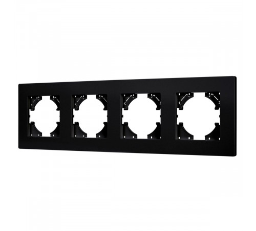 Рамка на 4 поста пластиковая Arlight FRM-PERIO-PL-4-BK 049759 Рамка на 4 поста пластиковая Arlight FRM-PERIO-PL-4-BK 049759