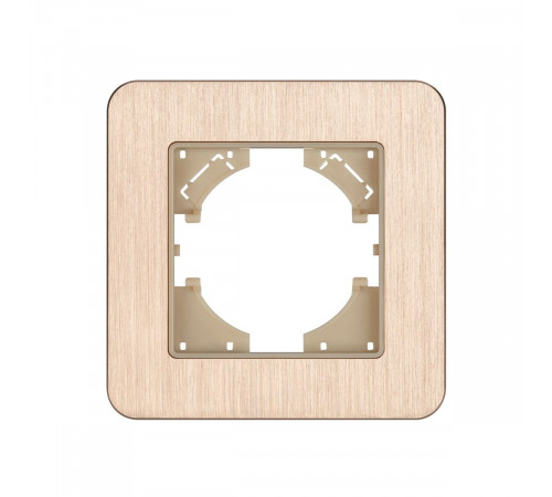 Рамка алюминиевая на 1 пост Arlight FRM-AKIRY-AL-1-GD 049683 Рамка алюминиевая на 1 пост Arlight FRM-AKIRY-AL-1-GD 049683