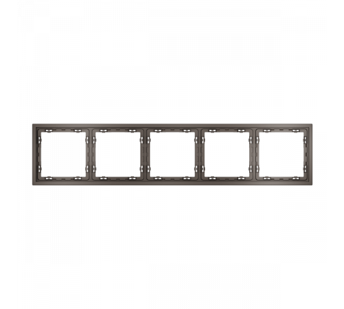 Рамка пластиковая Voltum S70 на 5 пост, (капучино) VLS100514