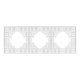 Рамка на 3 поста пластиковая Arlight FRM-PERIO-PL-3-GR 049756