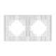 Рамка на 2 поста пластиковая Arlight FRM-PERIO-PL-2-GR 049752