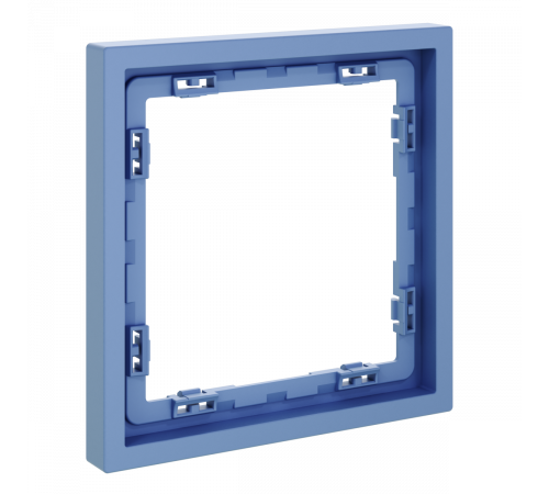 Рамка пластиковая Voltum S70 на 1 пост, (деним) VLS100115