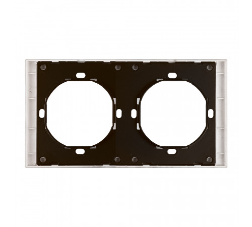 Рамка 2-местная Stekker Мия PFR00-3002-08 пудровый жемчуг 50487