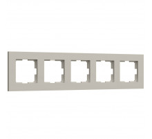 Рамка на 5 постов Werkel Slab (дымчатый софт) W0052917 4690389218477 a071630