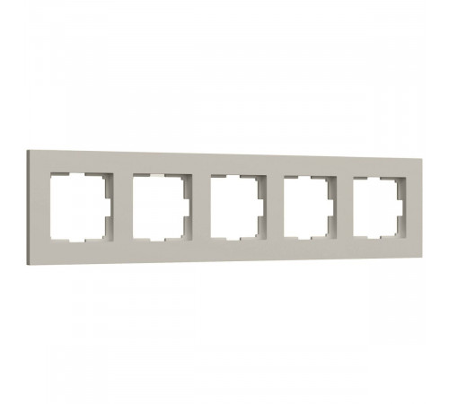 Рамка на 5 постов Werkel Slab (дымчатый софт) W0052917 4690389218477 a071630
