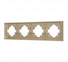 Рамка пластиковая на 4 поста Arlight FRM-TENDO-SFPL-4-GD 054663