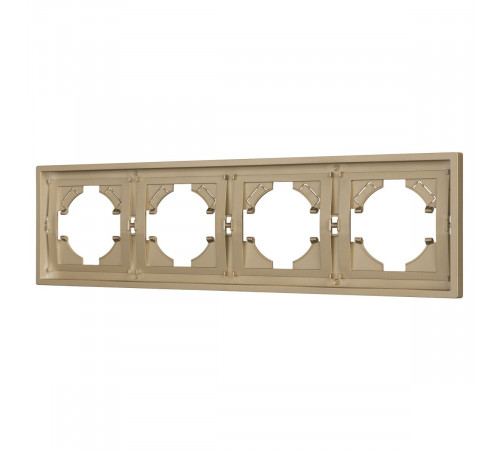 Рамка пластиковая на 4 поста Arlight FRM-TENDO-SFPL-4-GD 054663