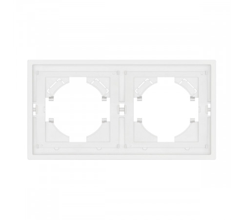 Рамка пластиковая на 2 поста Arlight FRM-TENDO-SFPL-2-WH 054649