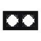 Рамка на 2 поста пластиковая Arlight FRM-PERIO-PL-2-BK 049751