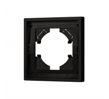 Рамка пластиковая на 1 пост Arlight FRM-TENDO-SFPL-1-BK 054642