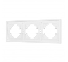 Рамка пластиковая на 3 поста Arlight FRM-TENDO-PL-3-WH 053843