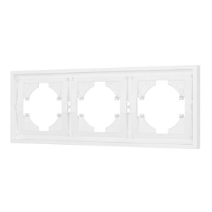Рамка пластиковая на 3 поста Arlight FRM-TENDO-PL-3-WH 053843