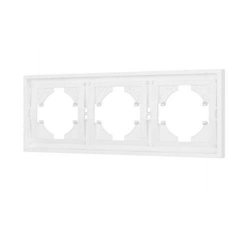 Рамка пластиковая на 3 поста Arlight FRM-TENDO-PL-3-WH 053843