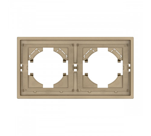 Рамка пластиковая на 2 поста Arlight FRM-TENDO-SFPL-2-GD 054647