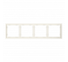 Рамка пластиковая Voltum S70 на 4 пост, (хлопок) VLS100413